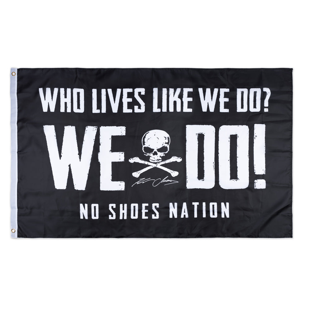 We Do 3' X 5' Flag - Black