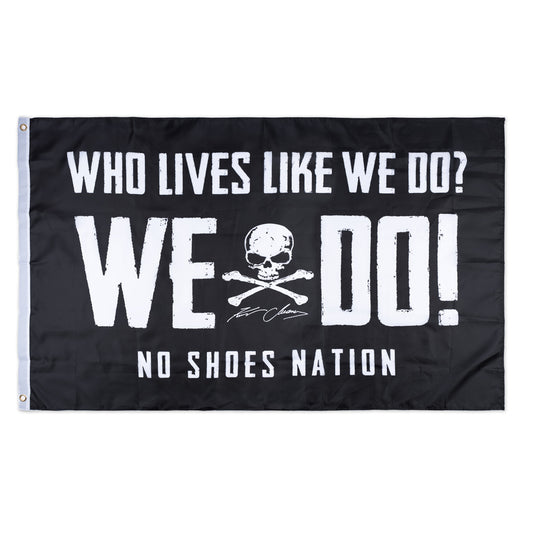 We Do 3' X 5' Flag - Black