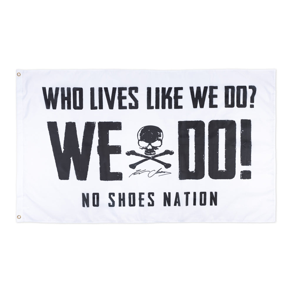 We Do 3' X 5' Flag - White