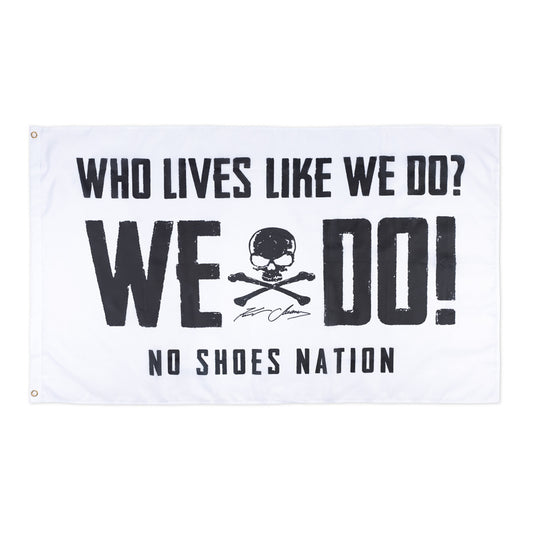 We Do 3' X 5' Flag - White