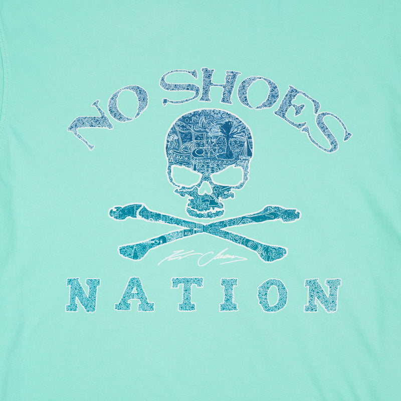No Shoes Nation Tee - Island Reef