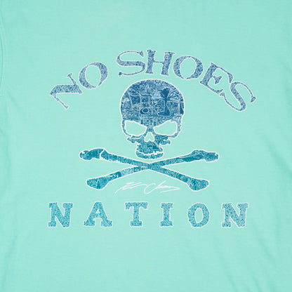 No Shoes Nation Tee - Island Reef