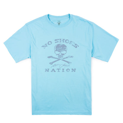 NSN A Little Messed Up Tee - Lagoon Blue