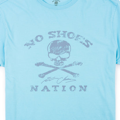 NSN A Little Messed Up Tee - Lagoon Blue