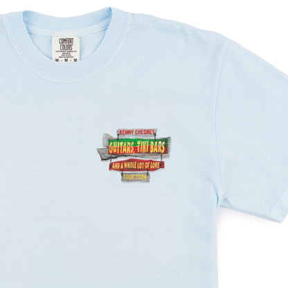 Guitars & Tiki Bars Tour Tee - Chambray