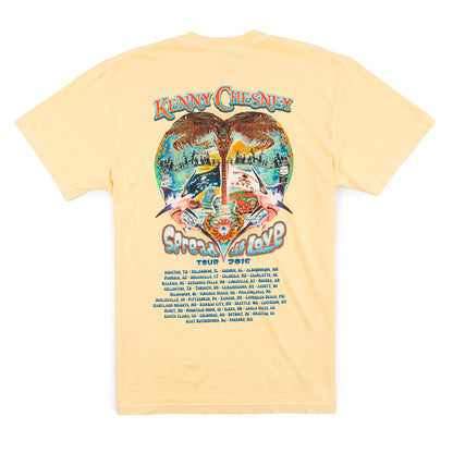 Spread the Love Tour Tee - Butter Yellow